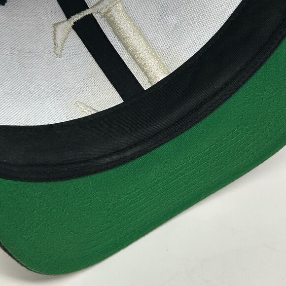 Darc Sport Hat Baseball Cap Gym Fitness Workout 6 Panel Snapback White On Black - Picture 5 of 9